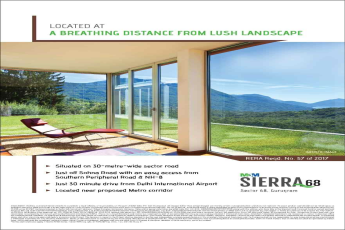 Reside in home located at breathing distance from the lush landscape at M3M Sierra in Gurgaon